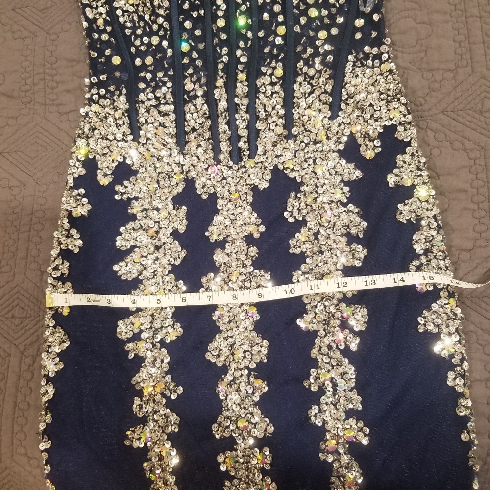 Jovani beaded corset evening dress. - Picture 15 of 16